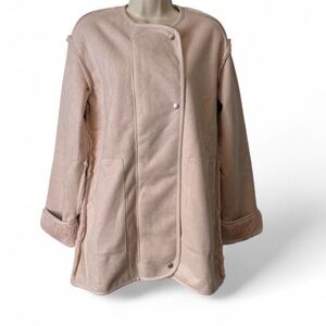 Faux Suede/Fur Lined‎ Coat